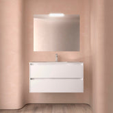 Mueble de baño NOJA 100 cm - 2 CAJONES + LAVABO - BañoClick